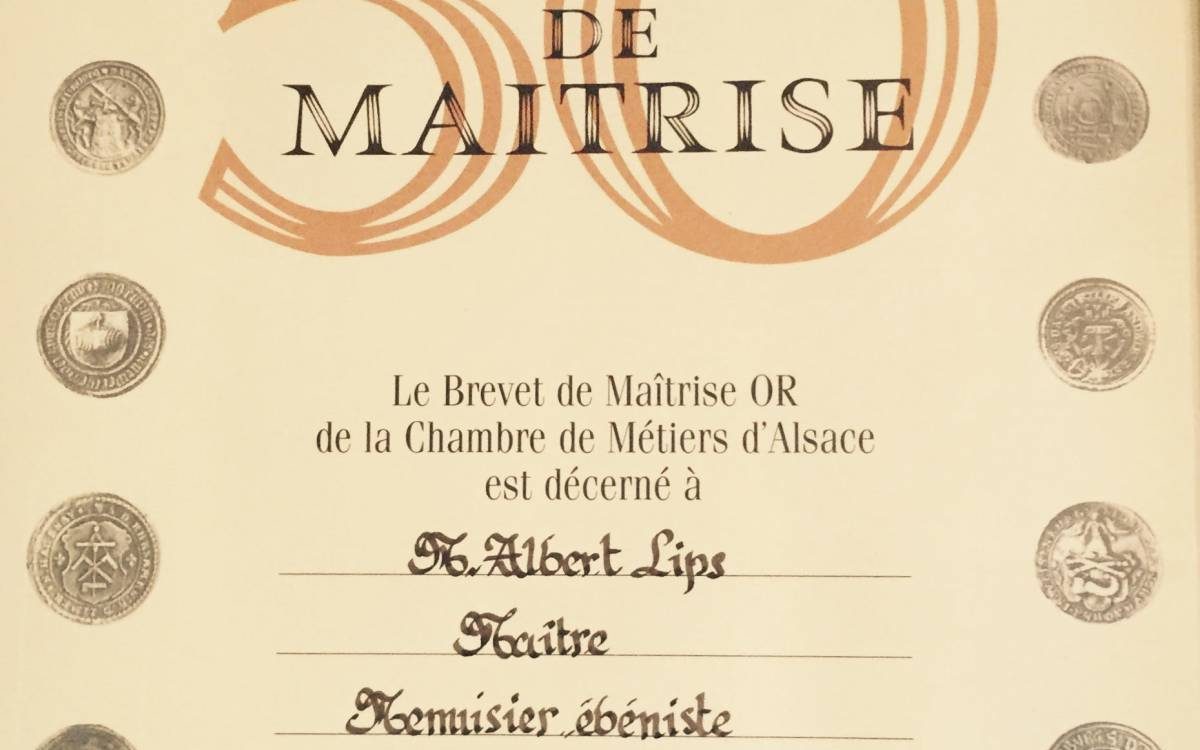 Reconnaissance de notre Savoir-faire La Wantzenau